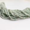 Natural Burmese Jade Emerald Beads: 2-3-4mm Round Loose Bead Strands for DIY Jewelry