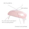 6W Lampa UV LED do paznokci Przenośny kabel Mini USB Żel Lakier do paznokci Suszarki do paznokci Manicure Suszarka do paznokci