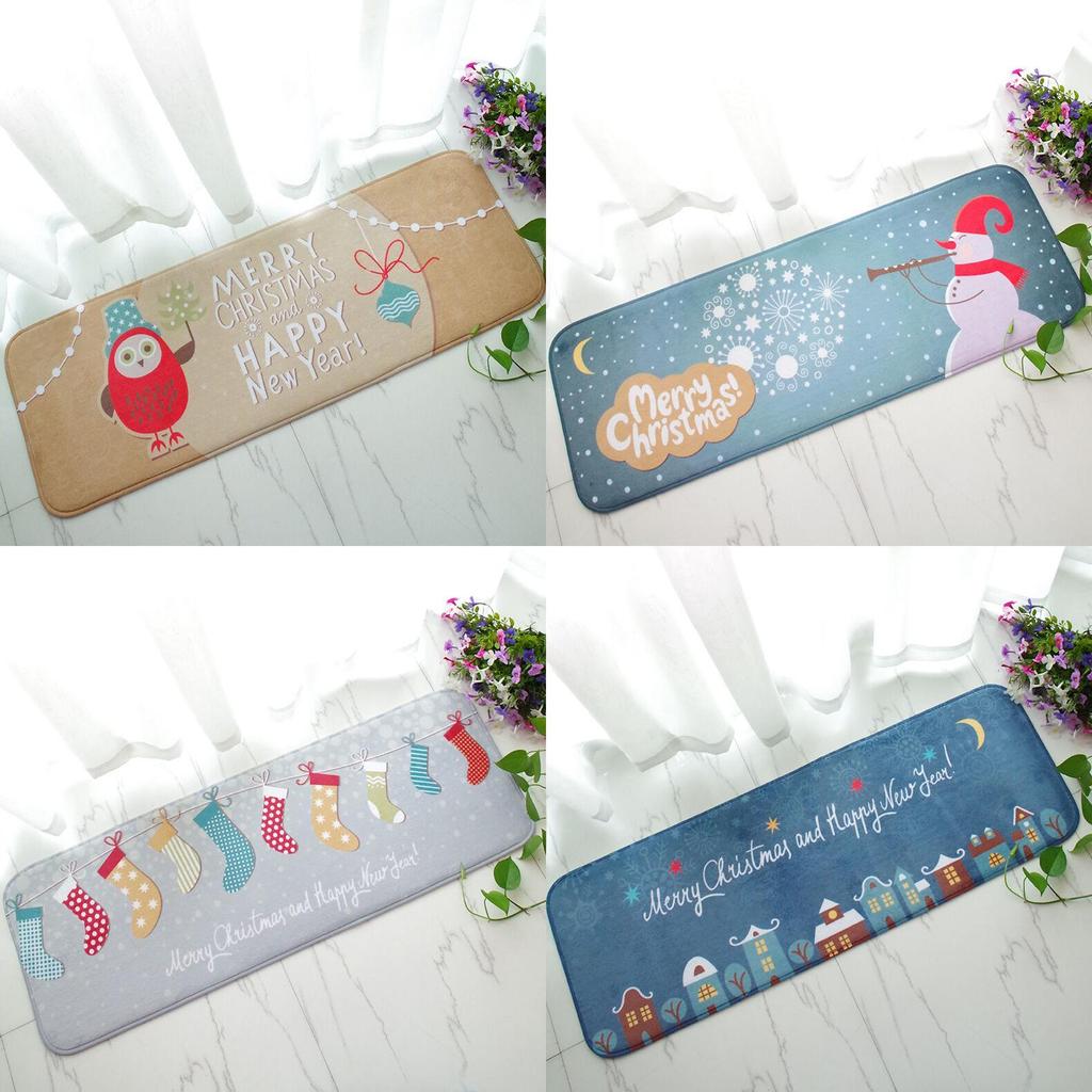 Premium Quality Christmas Floor Cover Mats With Soft Non-slip Rug For Home Decoration