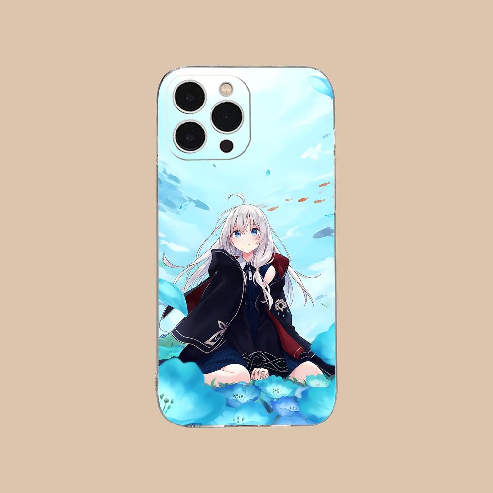 Wandering Witch Elaina Clear TPU Mobile Case for iPhone 17 16 15 14 13 12 11 X XR XS Air Pro Max Plus Mini Colorful Cover