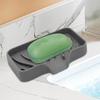 Soap Dish Shower Silicone Tray Bathroom Tray Soap Holder Sink Organizer Kitchen Soap Tray Creative Sink Soap Holder For Scrubber