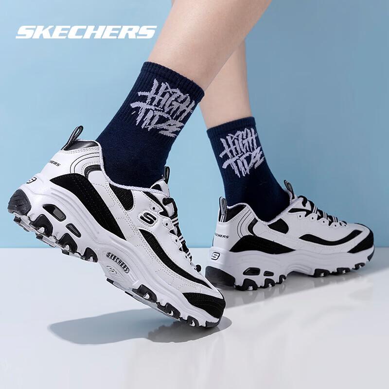 Skechers Women's Platform Cushioned Casual Shoes 896121-WBK