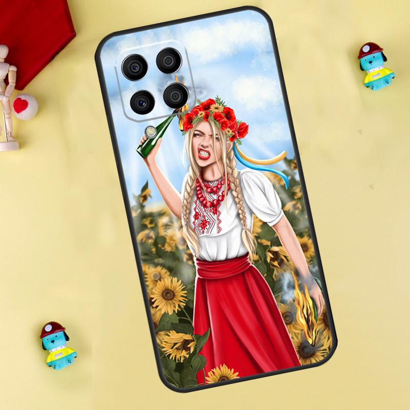 Ukraine Ukrainian Girl Case For Samsung Galaxy M31 M21 M35 M12 M13 M14 M15 M06 M16 M36 M56 M53 M32 M52 M55 M34 M54