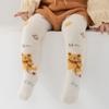 Autumn Winter Sweet Stockings Bowknot Imitation Mink Socks Winter Plush Warm Home Sleeping Socks Cartoon Cute Furry Tube Socks