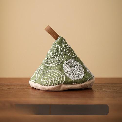 Japanese-style Triangle Pot Cap Enamel Pot Handle Cap Anti-scalding Pot Cap Pot Jacket Fabric Heat Insulation Gloves