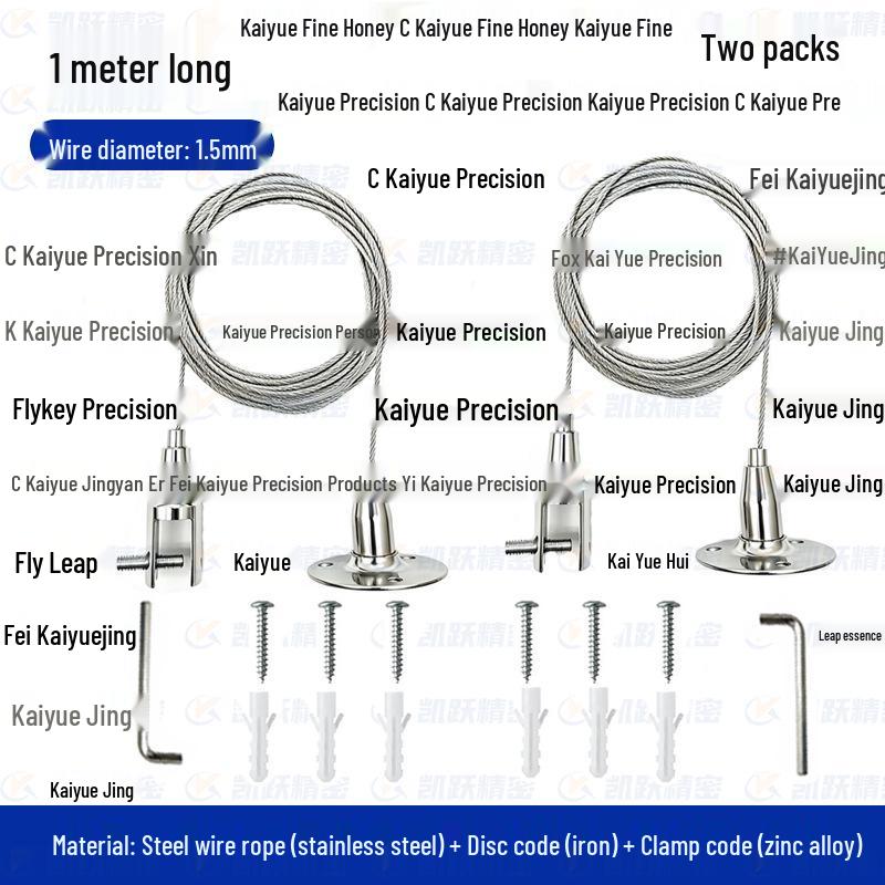 Adjustable Stainless Steel Photo Frame Hanging Wire for Billboards