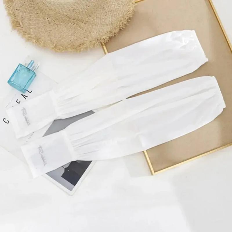 Loose Sleeve Ice Silk Breathable Hand Sleeve Sunscreen Anti-Ultraviolet Cycling Driving Men And Women Same Style Hand Sleeve