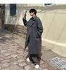 Men's British Style Wool Trench Coat - 2024 Autumn/Winter Trend, High-End Mid-Length Thick Jacket
