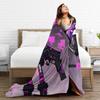 Murder Drones  Fleece Throw Blankets Uzi Doorman Aesthetic Blanket for Bed Bedroom Super Warm Bedroom Quilt,