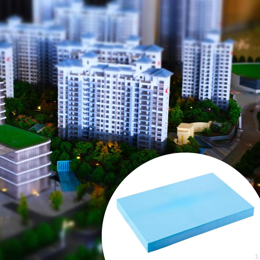 Craft Foam Block Board DIY Landscape Scenery Building Slab,Diorama Base,for Micro