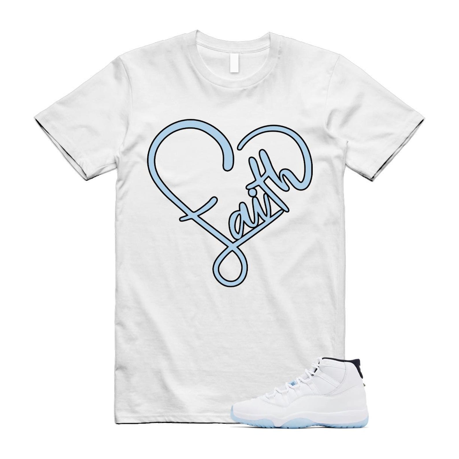 11 Legend Blue White Black 2024 T Shirt Match FAITH 2XL