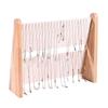Practical Sturdy Solid Wood Necklace Bracelet Holder Vertical Jewelry Storage Rack for Artistics Craft Supplies
