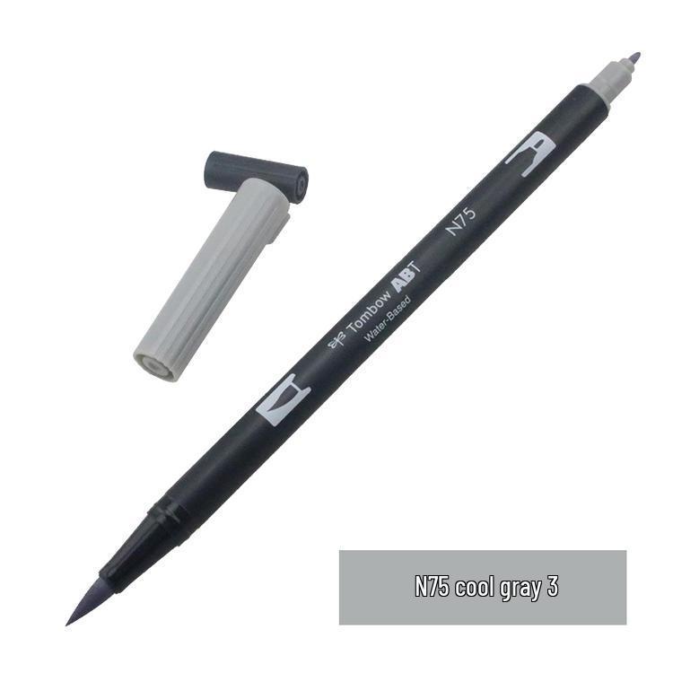 Tombow ABT Warm Color Double-Ended Watercolor Brush Pen for Students