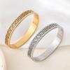 Retro Chinesische Mauer Muster Titanstahl Armband für Damen - Leichter Luxus Nischen Design Hand Schmuck.