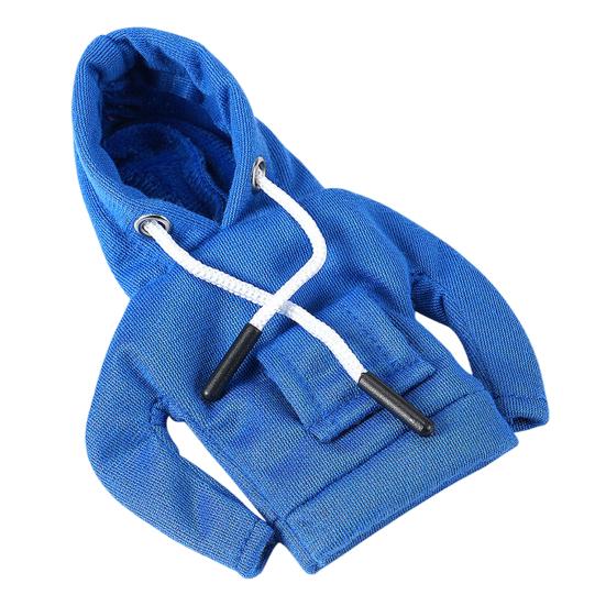 Desk Goose Hoodie Costume Adjustable Hooded Sweater for 7" Doll Mini Porch Goose Costume with Pocket Decorative Gift for Enthusiasts