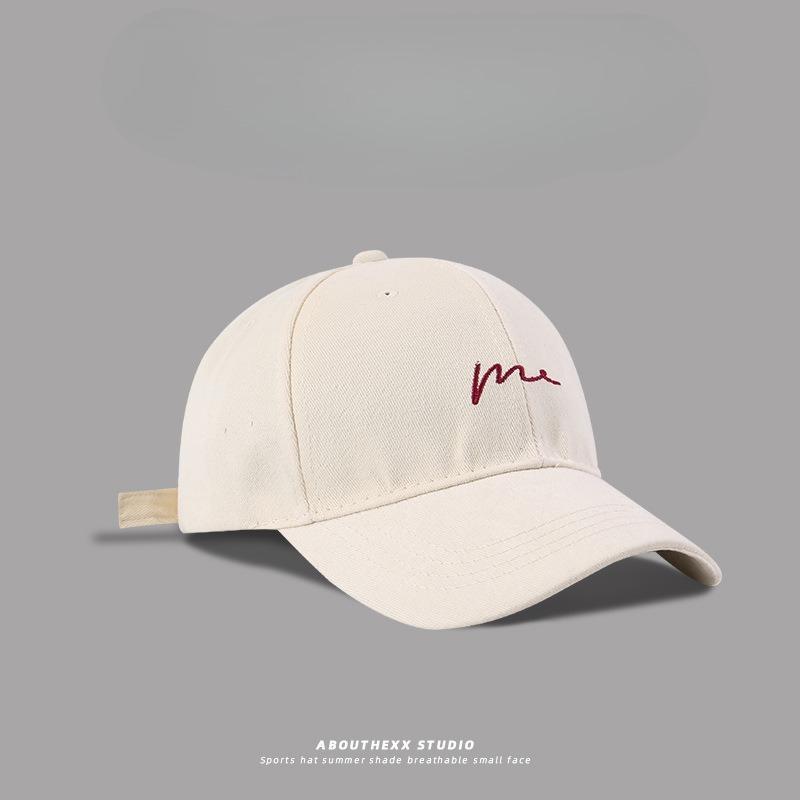 Oversized "me" Embroidered Baseball Cap, Big Head Friendly Adjustable Soft Cotton Dad Hat for Men & Women