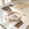Chinese Star Braided Versatile Bracelet Women Pink Niche Simple Cute Girl Adjustable Rope Couple Chain