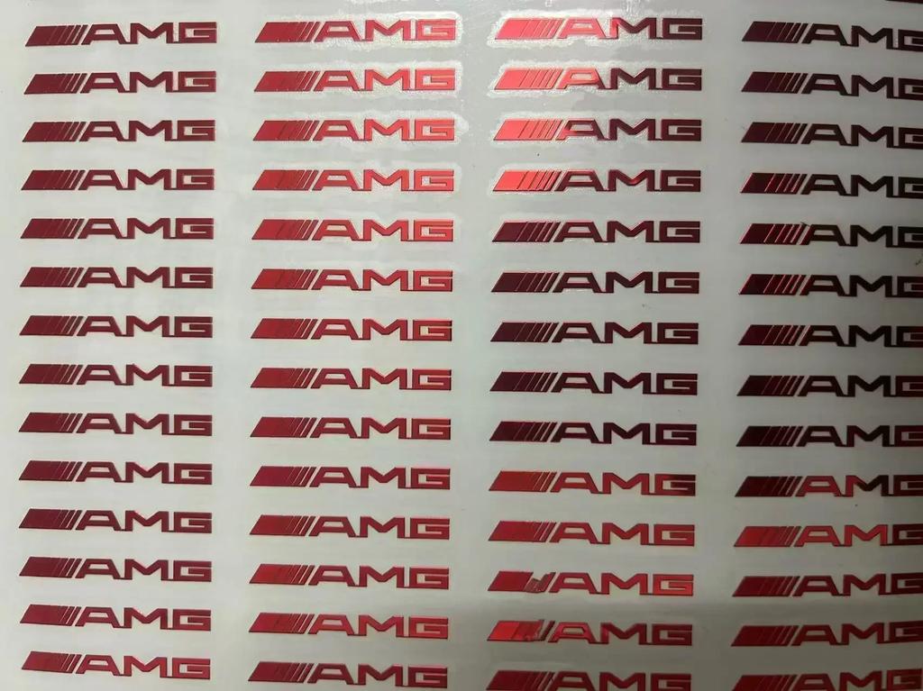 Car Badge Decals Auto Emblem Sticker Accessories For Mercedes Benz AMG Brabus Maybach Smart W204 GLC CLA GLK W205 W203 W206 W108