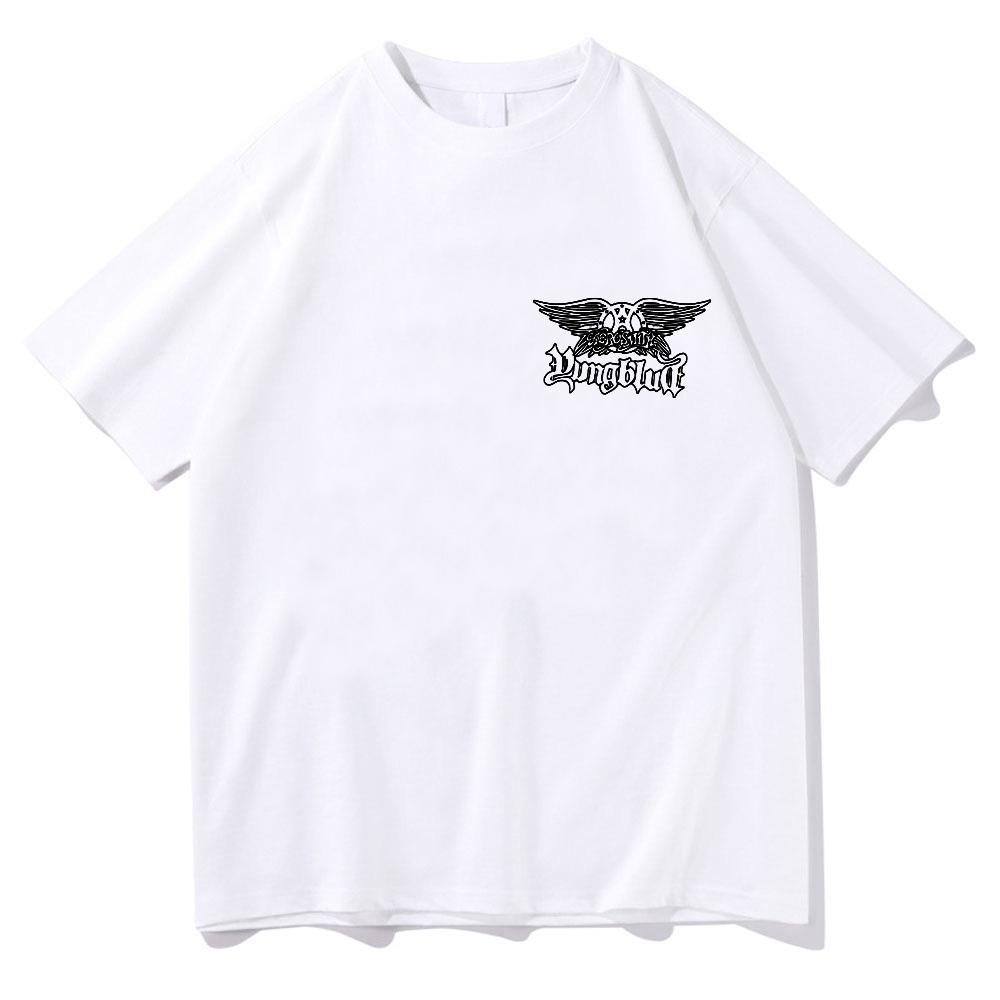 

Aerosmith & YUNGBLUD One More Time T-Shirt Men Women Cotton Alternative Rock Oversized T Shirt Short Sleeve Hip Hop Streetwear 5XL різнокольоровий