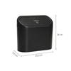 Car Trash Can with Lid Hanging Vehicle Garbage Organizer Case Storage Box Plastic Pressing Trash Bins Auto Interior