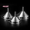 1Pc Wide Mouth Metal Funnel for Canning Kitchen Accessories Metal Pouring Funnel for Oil Wine Beer Bar Flask Funnel