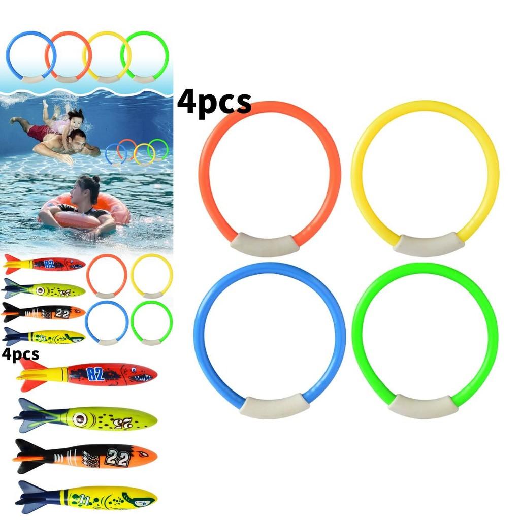Childrens Floating Rings Torpedoes Diving Water Toy Set For Summer Pool Fun And Cognitive Development