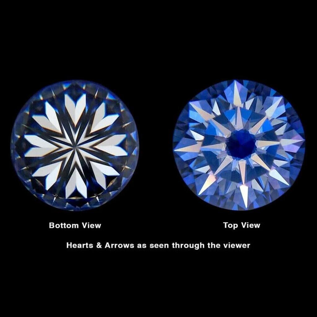 Synthetic Moissanite Loose Gemstone 3 mm Vvsi D Color Round Cut for Jewelry Making and Crafts
