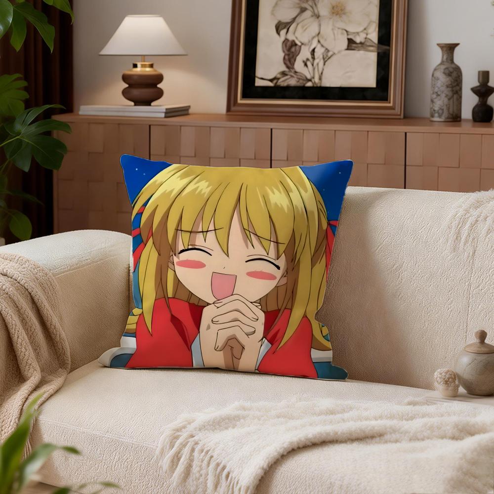 Mermaid Melody Pichi Pichi Pitch Cushion Cover Cushion Cover Set 4Pcs 50x50 45x45 40x40 Pillowcase Decorative Sofa Home Decor
