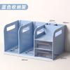 1pcs Stationery Storage Box, Desktop Dormitory, College Student Desk, Storage Rack, Drawer Style Book Storage, Book Stand