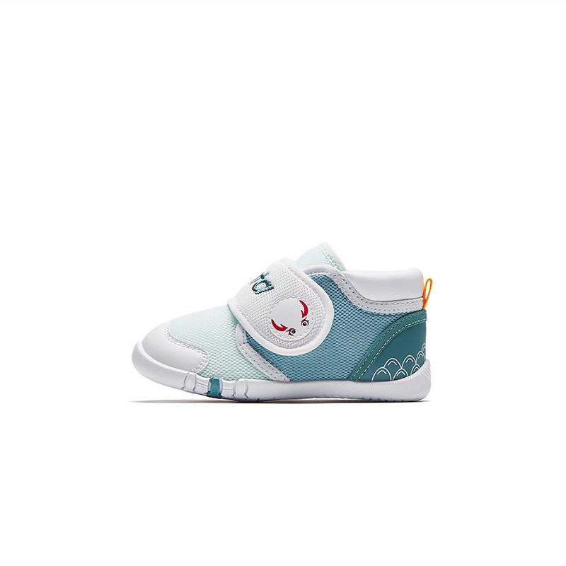 Anta Kids Fabric Synthetic Leather Trendy Fashion Skin-Friendly Comfortable Versatile Color Block Anti-Kick Breathable Low-Top Walking Shoes 312530033