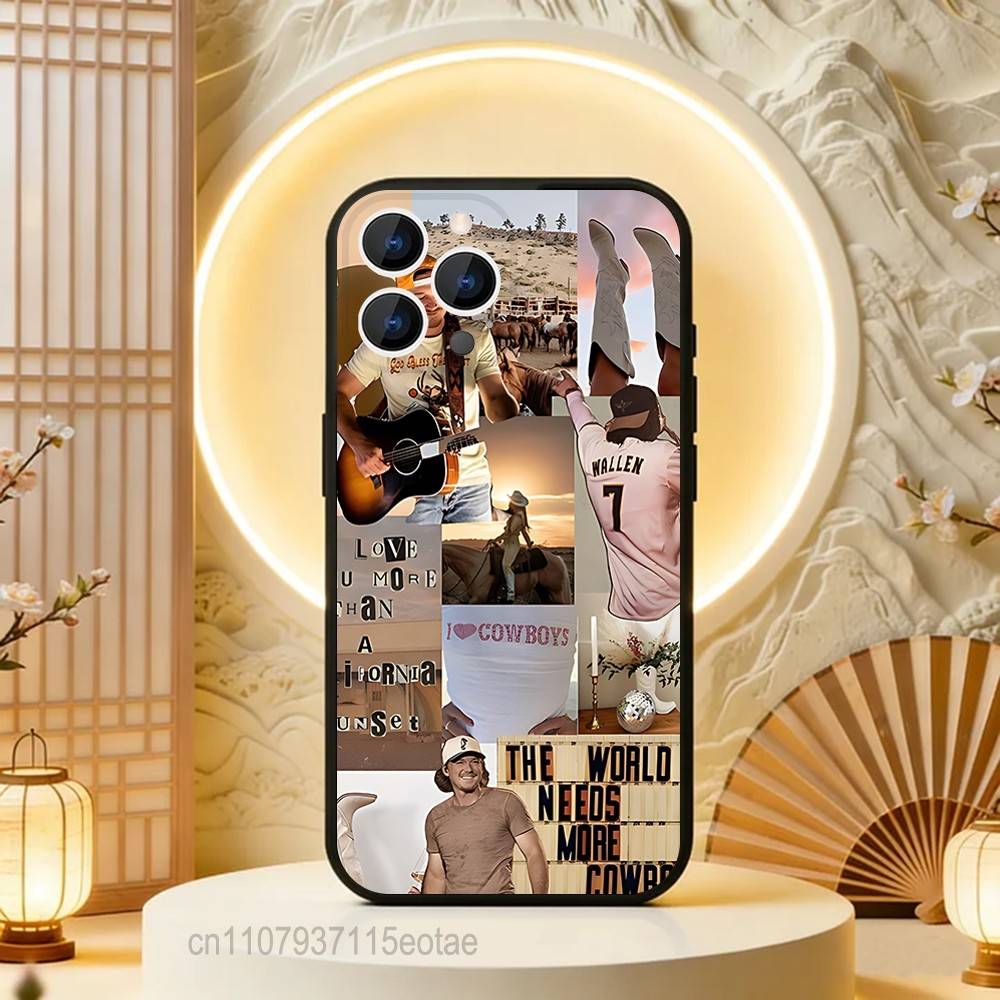 

M-Morgan singer W-Wallen MW Black Soft Case For iPhone 17 13 14 15 11 16 12 Pro Max Pro Max Plus E Air Mini Phone Cover Shell iPhone14