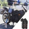 Winter Elektrisches Motorrad Knieprotektoren Fahren Wasserdicht Kälte Kollisionssicher Warm PU Winddicht Verdickte Bein- und Knieprotektoren