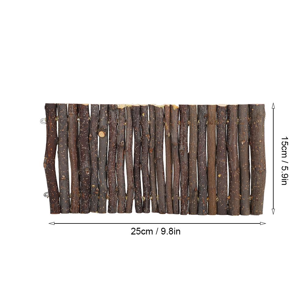 Wooden Hamster Arch Bridge Flexible Hamster Ladder Hideout Tunnel Rabbit Small Animals Pet Cage Accessories