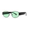 New Luxury Oval Designer Sunglasses For Men And Women Classic Metal Frame Fashion Sun Glasses
