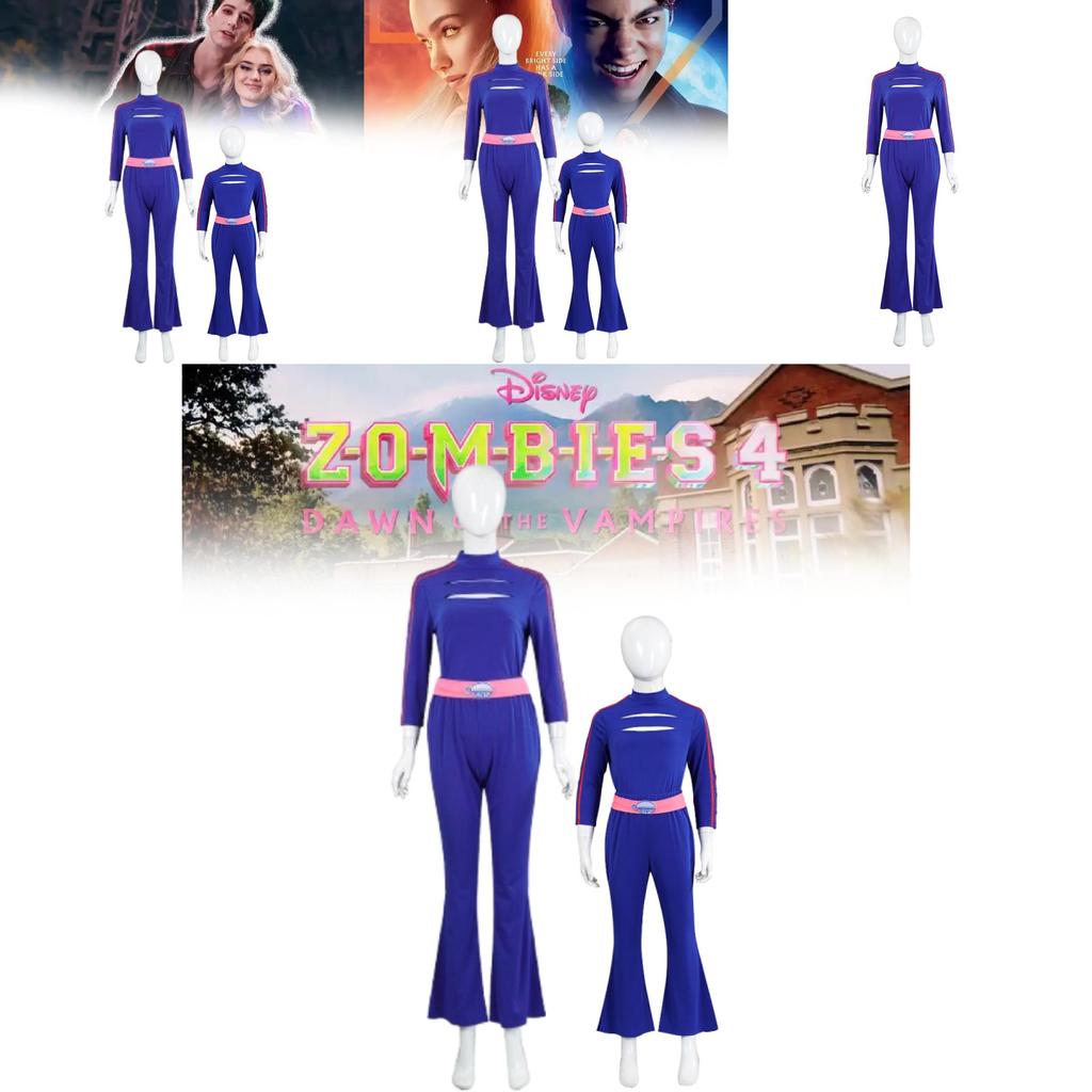 Zombies 4 Dawn Of The Vampires Nova Cosplay Costume With Polyester Blend For Anime Fans
