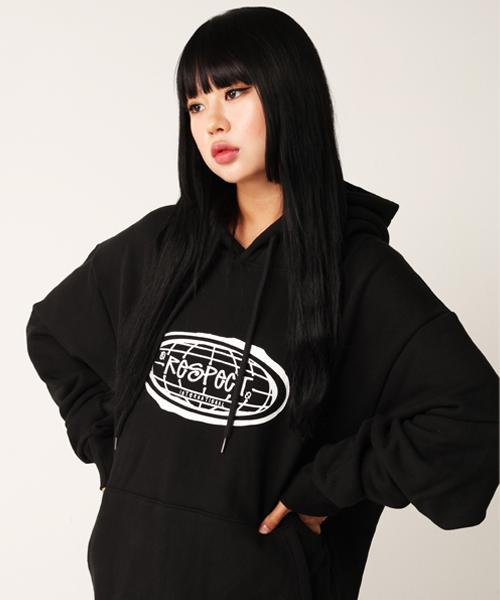 Respect Script Logo Respect Hoodie (Black) Black/L