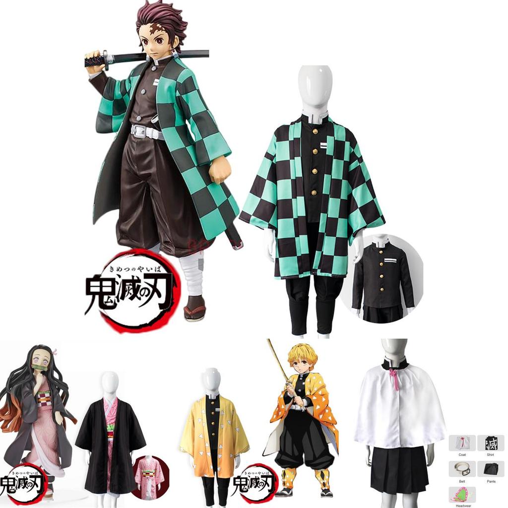 Breathable And Eye-catching Demon Slayer Kimetsu No Yaiba Nezuko Kids Cosplay Costume Perfect For Halloween And Fancy Dress Parties