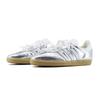 Adidas Originals SAMBA OG Abrasion Resistant Low top Skateboard Shoes Women's Silver JR0035(Team448-)