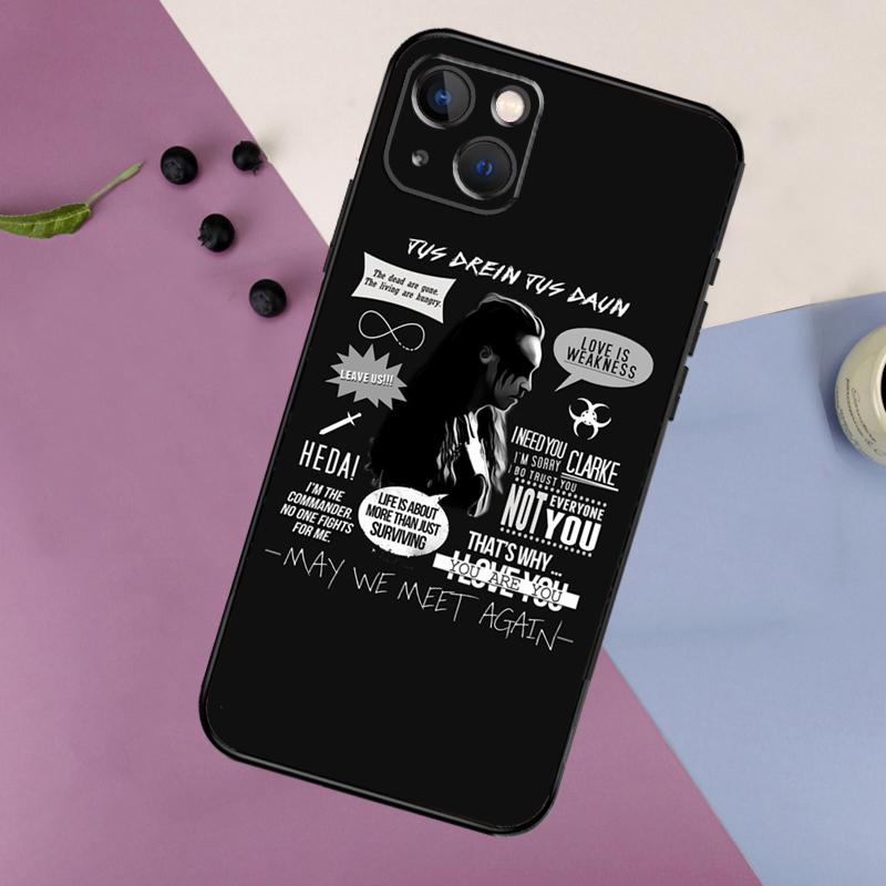 THE 100 TV SERIES LEXA HEDA Case For iPhone 16 15 14 13 12 11 Pro Max Plus X XS Max XR 7 8 Cover Accessories