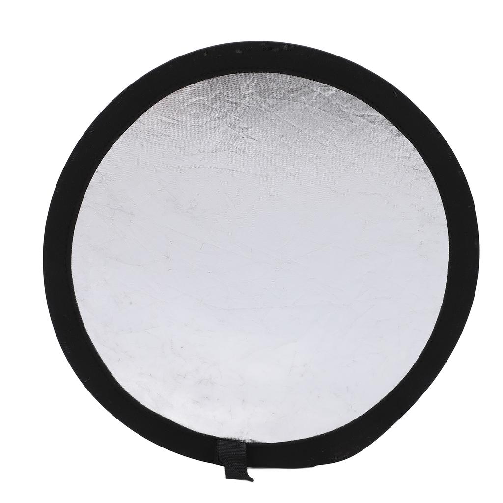 2 In 1 30cm Light Round Photography Reflector Collapsible Portable Outdoor Studio ReflectorGold