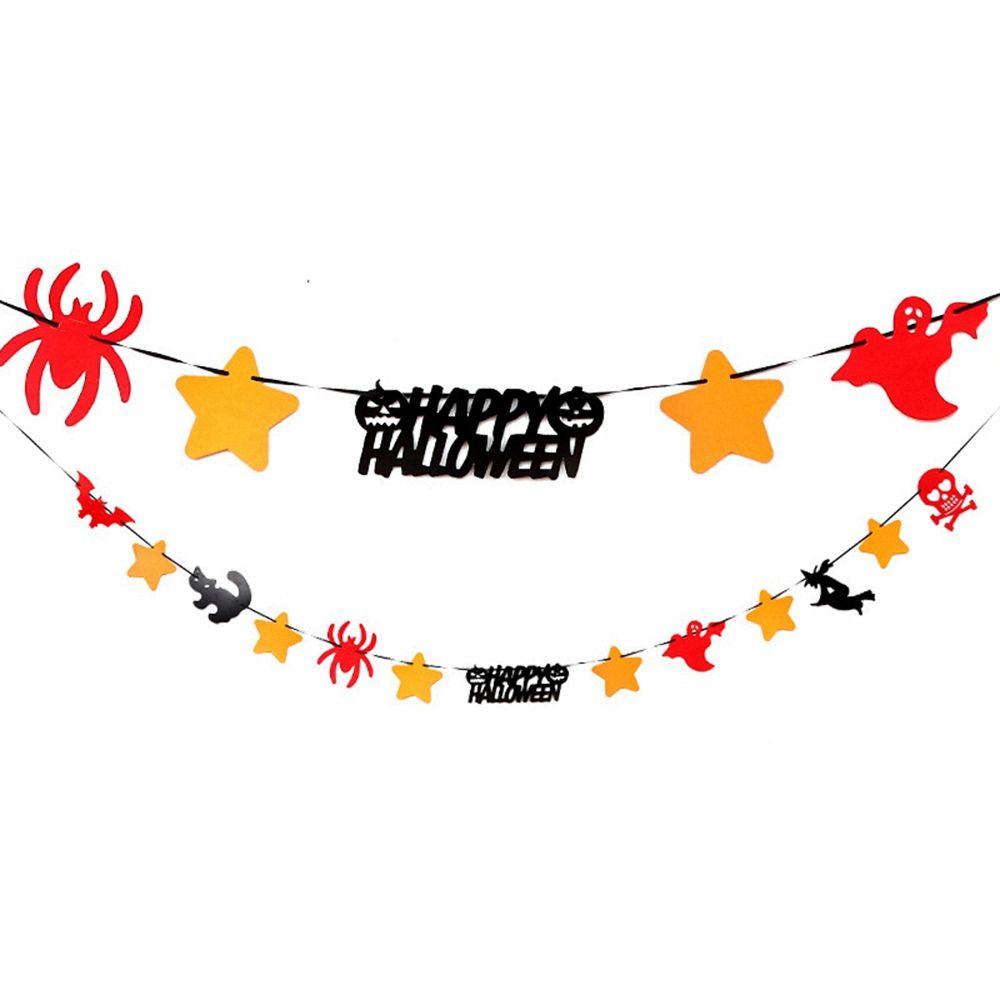Party Supplies Festival Halloween Halloween Banner Paper Chain Halloween Decor Hanging Garland