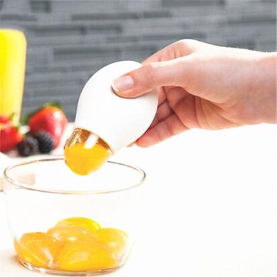 1PCS Home Küche Gadgets Werkzeuge Kochen Werkzeug Silikon Zupfen Ei Weiß Separator Eigelb Extractor Teiler Silikon Weiß Separator