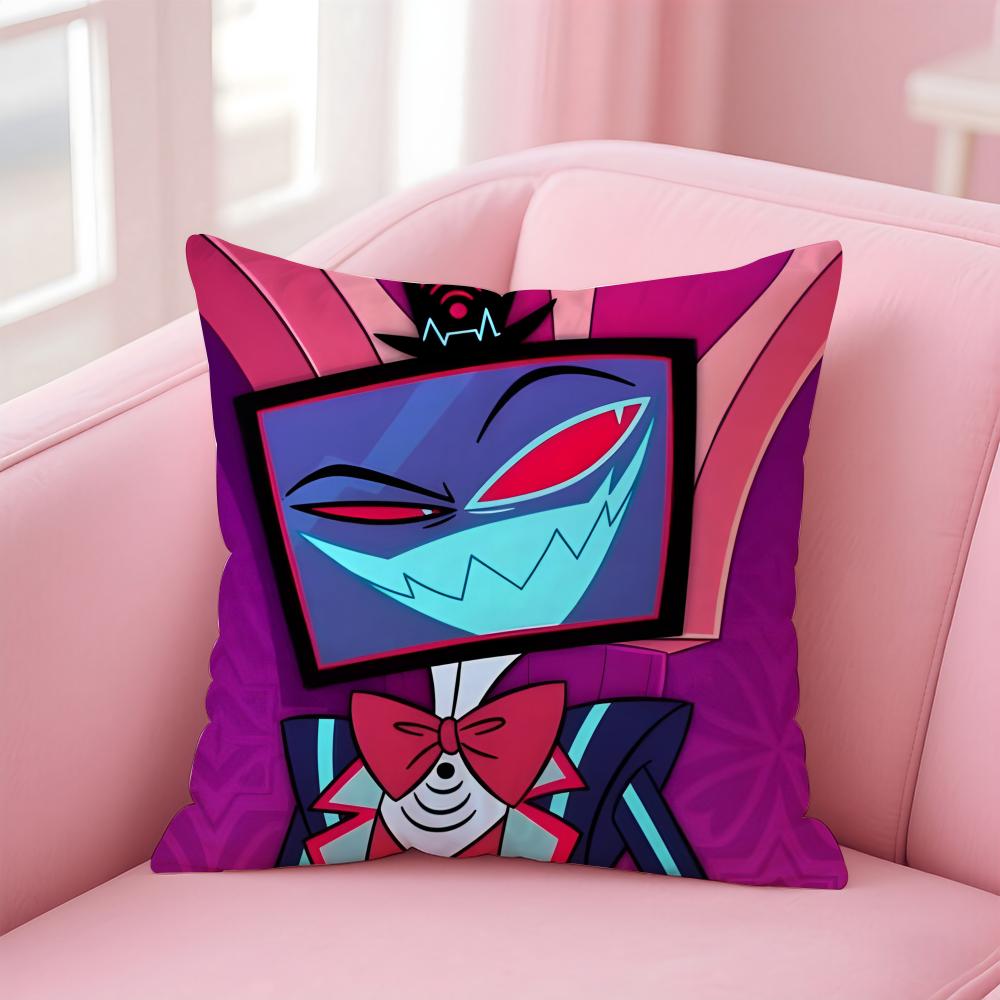 popular anime H-HazbinS H-HotelS Cushion Cover Comfortable Reversible Pillow Cover Ideal for Car Sofa Bedroom & Beyond
