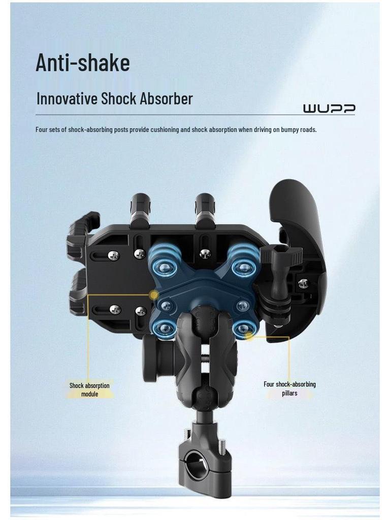 Electric Vehicle & Motorcycle Phone Holder - 2025 Shockproof, Rainproof Navigation Mount