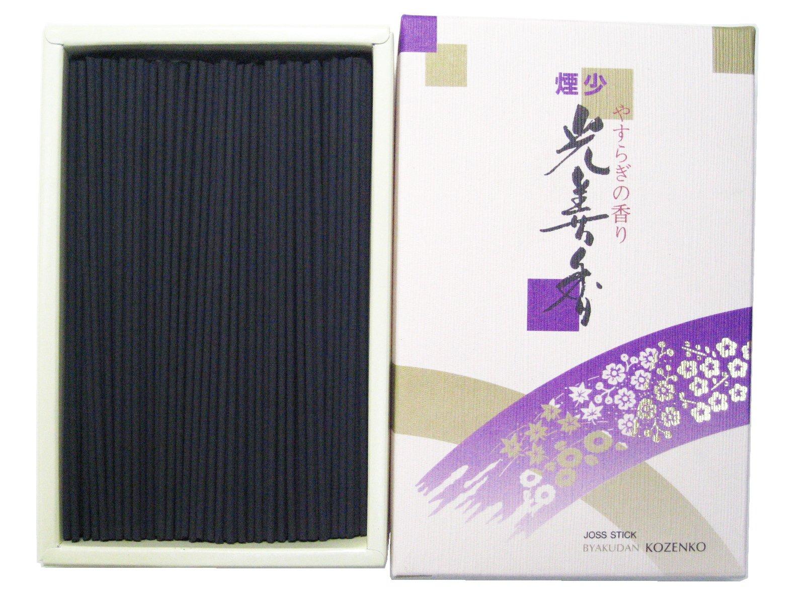Awaji Sandalwood Incense Sticks Baikundo s Low-Smoke (150g)