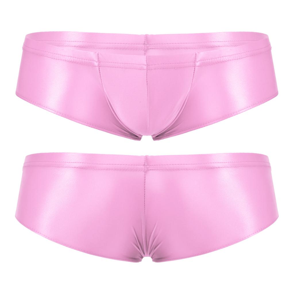 Mens Low Rise Briefs Solid Color Elastic Waistband Underwear Swimwear Lightweight Stretch Comfort Daily Wear