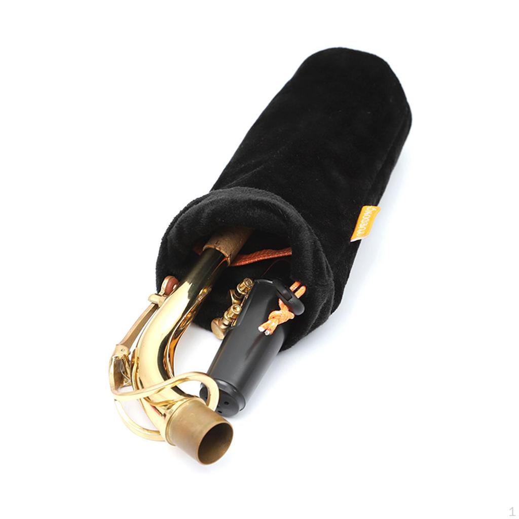 Saxophone Mouthpiece Bag Padded Pouch Multiuse Thickened Practical Wind Instrument