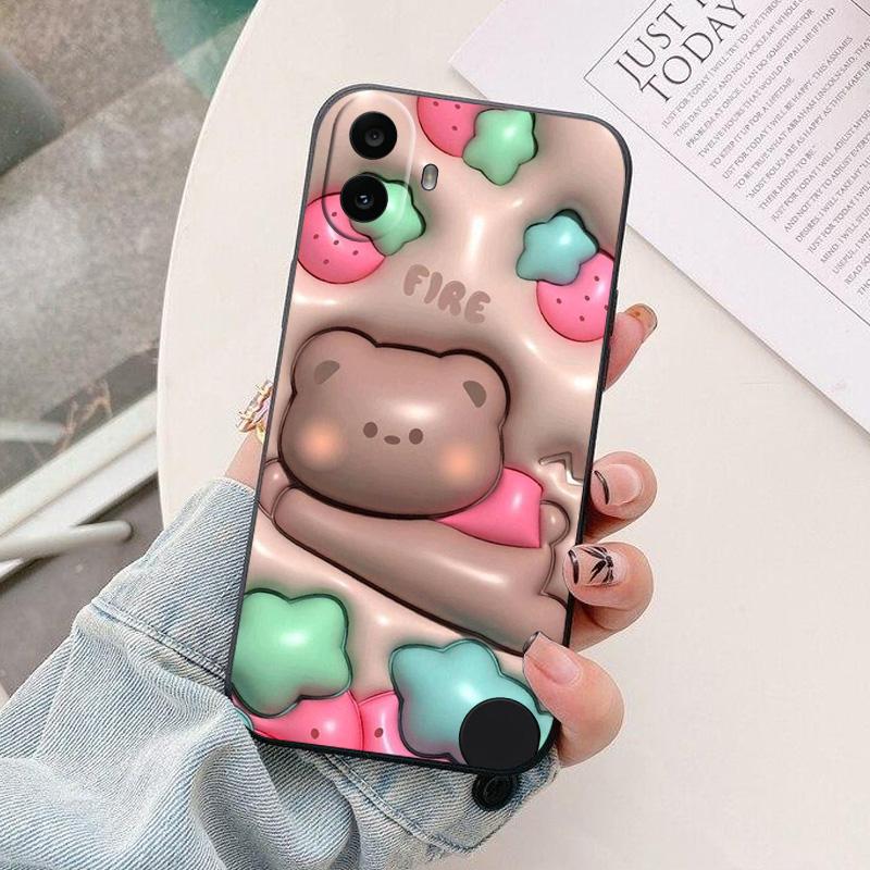 For Nothing CMF Phone 1 Case Colorful Painted Cover Soft Silicone Phone Case For Nothing CMF Phone 1 Covers Phone1 Bumper Coque