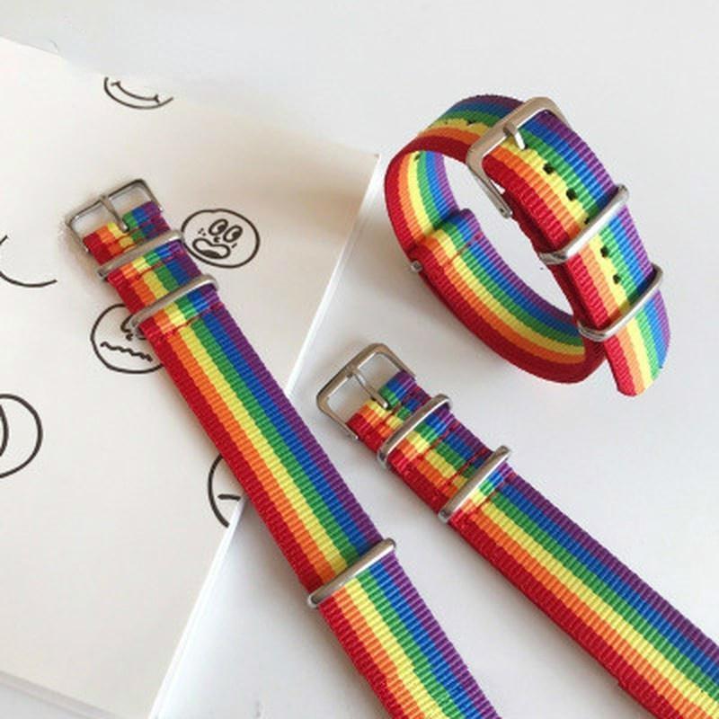 1pcs Fashion Rainbow Leather Woven Bracelet For Lesbians Gays Bisexuals Adjustable LGBT Charm Bracelet Pride Friendship Jewelry Gifts