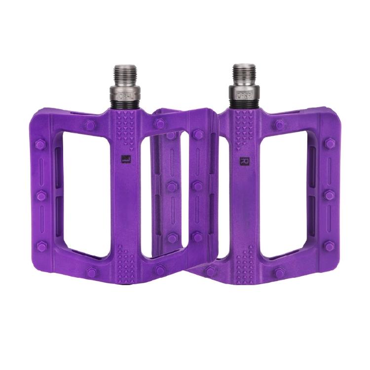 Light Weight Nylon Mountain Bicycles Pedals Seal Bearings Wide Flat Cycling Pedals Nonslip Road Bicycles Pedals Enduring